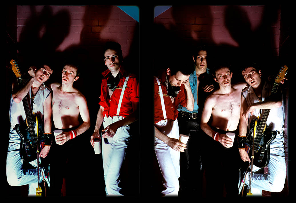 The Clash backstage